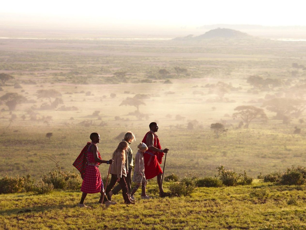 Safari a pie en Laikipia